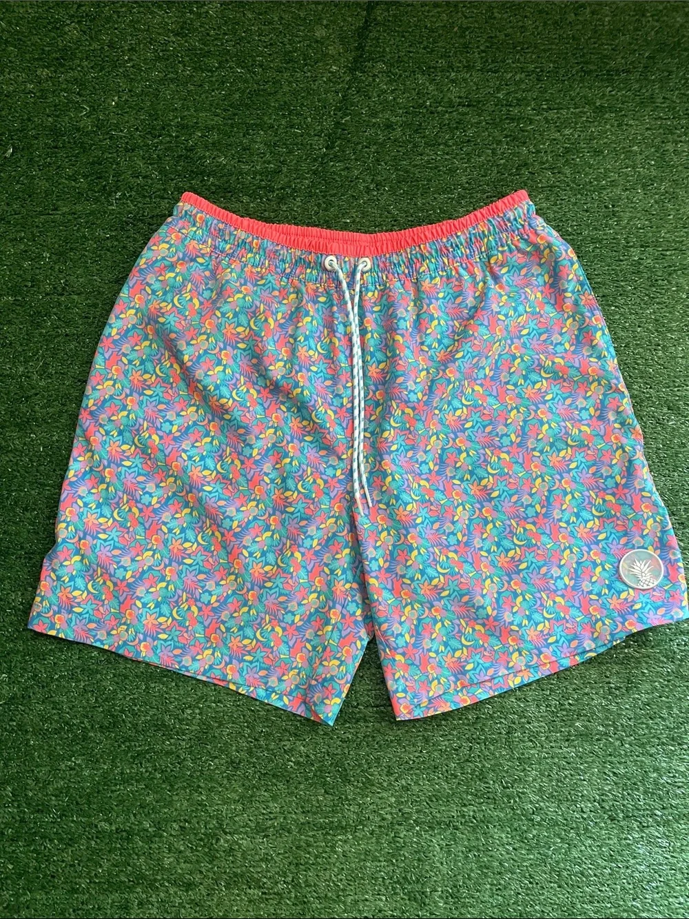 Chubbies The Spades 7” Swim Trunks Men’s Large Classic Lined Board Shorts